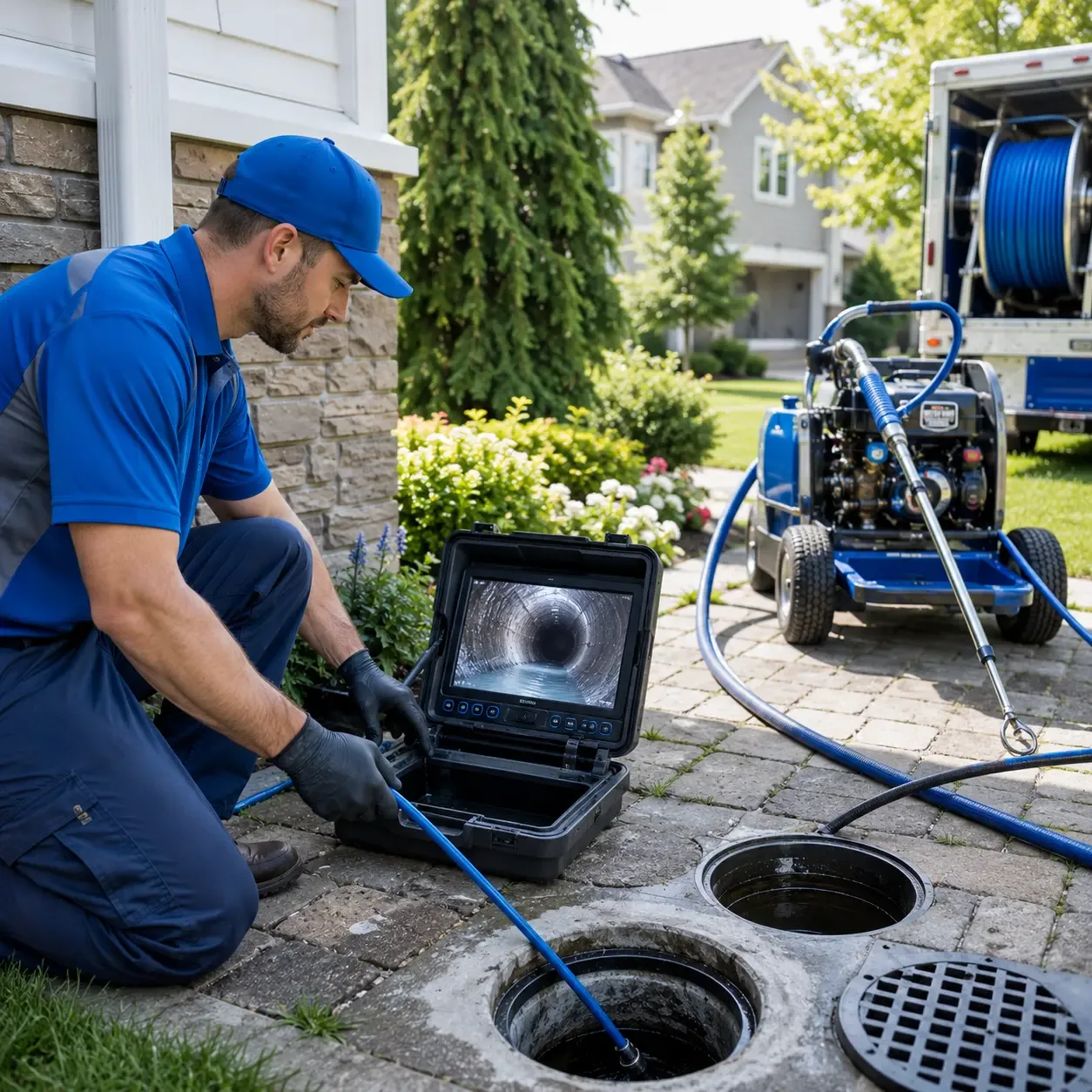 Outdoor drain cleaning professionals serving Horseheads, NY